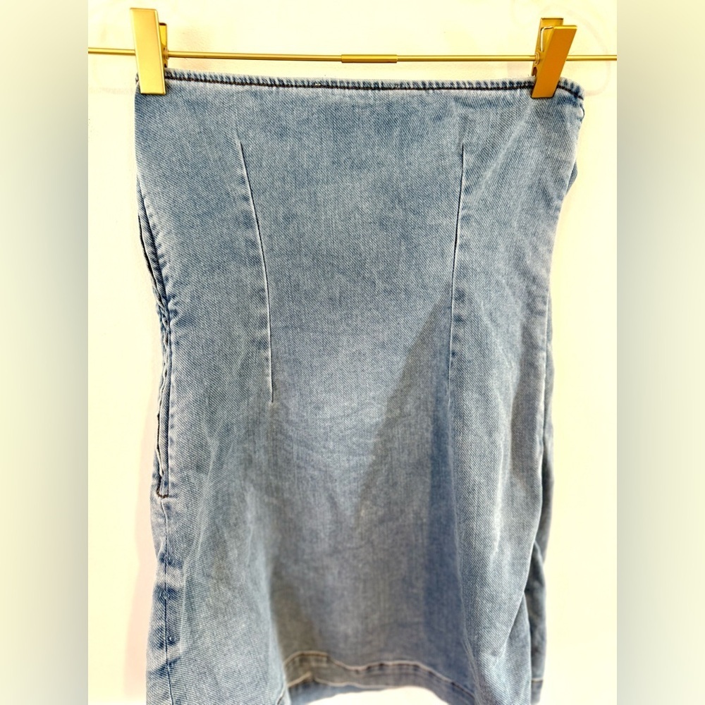 Ser.o.ya Denim Halter Dress Size Small Hugo Dress - Picture 8 of 12